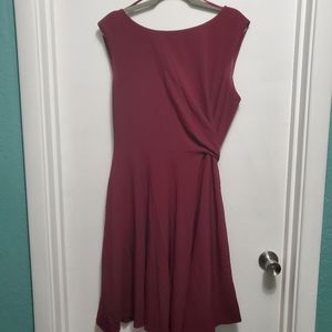 Chelsea Rose burgundy dress